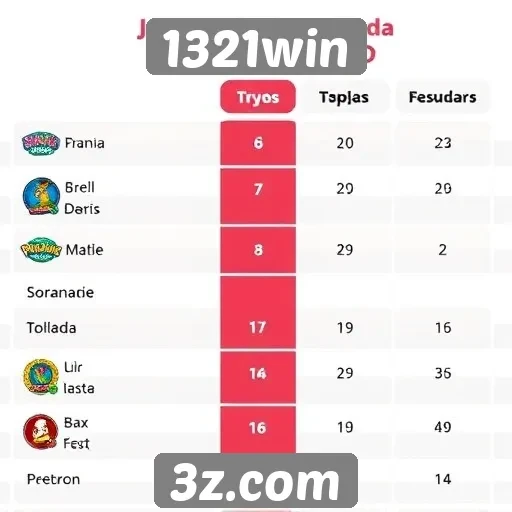 Comparação entre jogos populares da plataforma 1321win